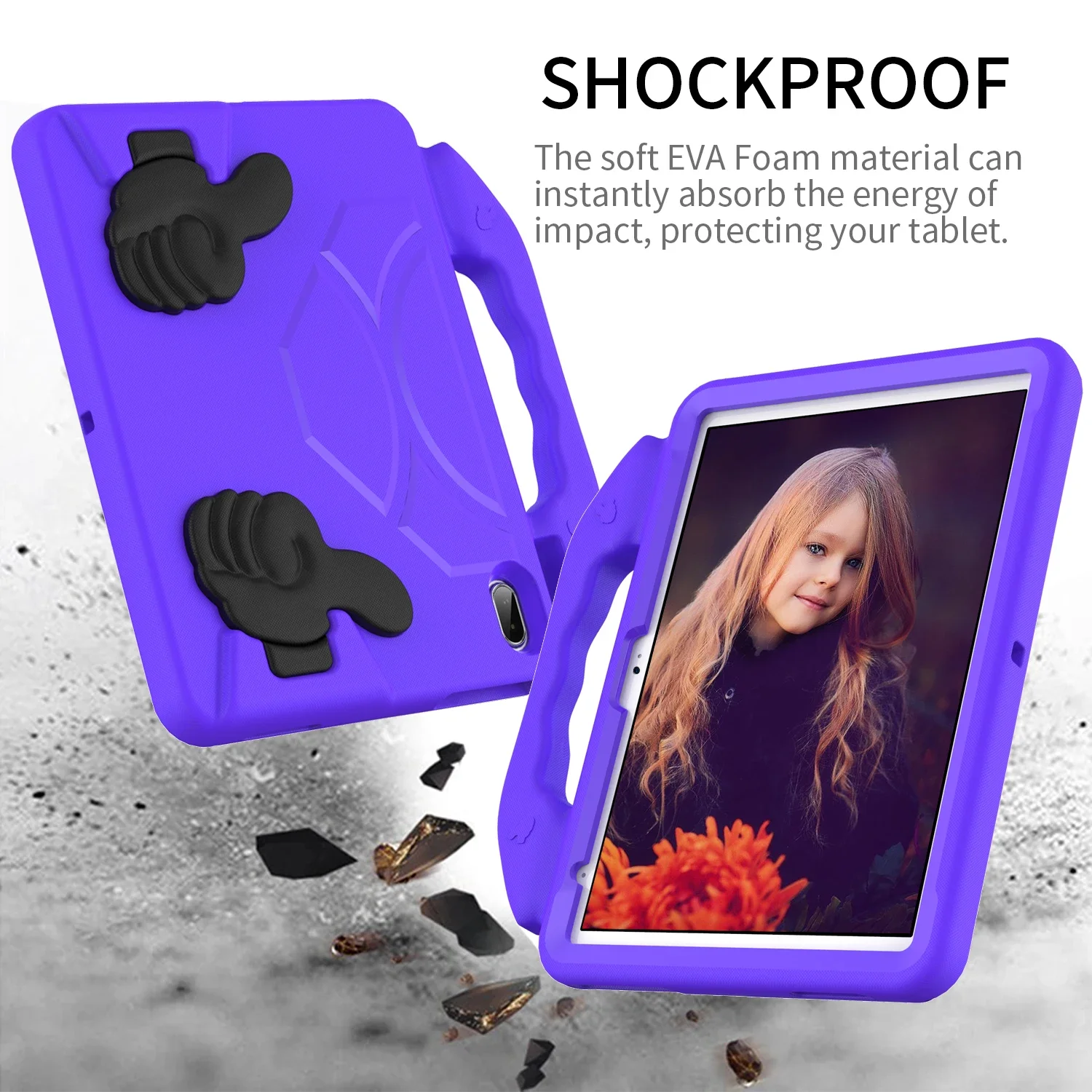 Durable Kids Soft EVA Stand Cover with Thumbs Up Design