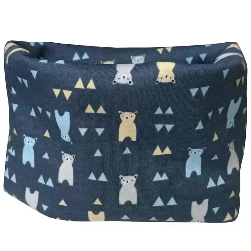Baby Muffler Autumn Child Neck Gaiter 100% Cotton Scarf for Girl Boy