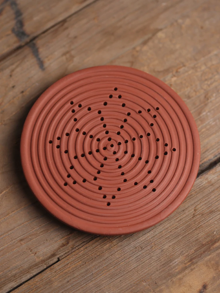 주니 찻주전자 받침 접시, 동전 쿵푸 다도, 중국 차 트레이, 차오주 라운드 베이스