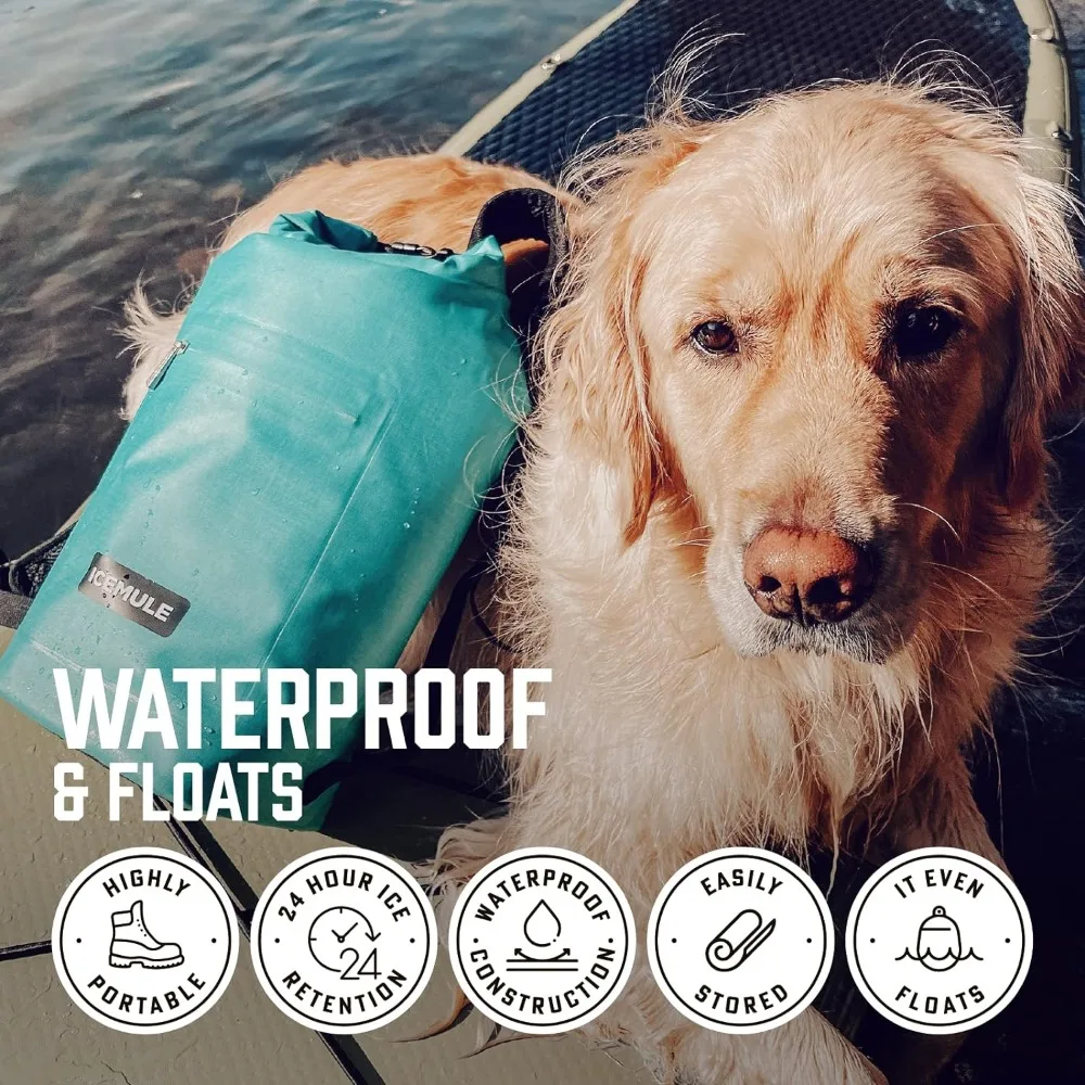 Jaunt Collapsible Backpack Cooler &ndash; Hands Free, 100% Waterproof, 24+ Hours Cooling, Soft Sided Cooler