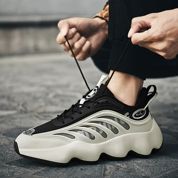 fashion Men shoes Sneakers Male tenis Luxury shoe Mens casual Shoes Trainer Race Breathable Shoe loafers running Shoes for men - Image 3