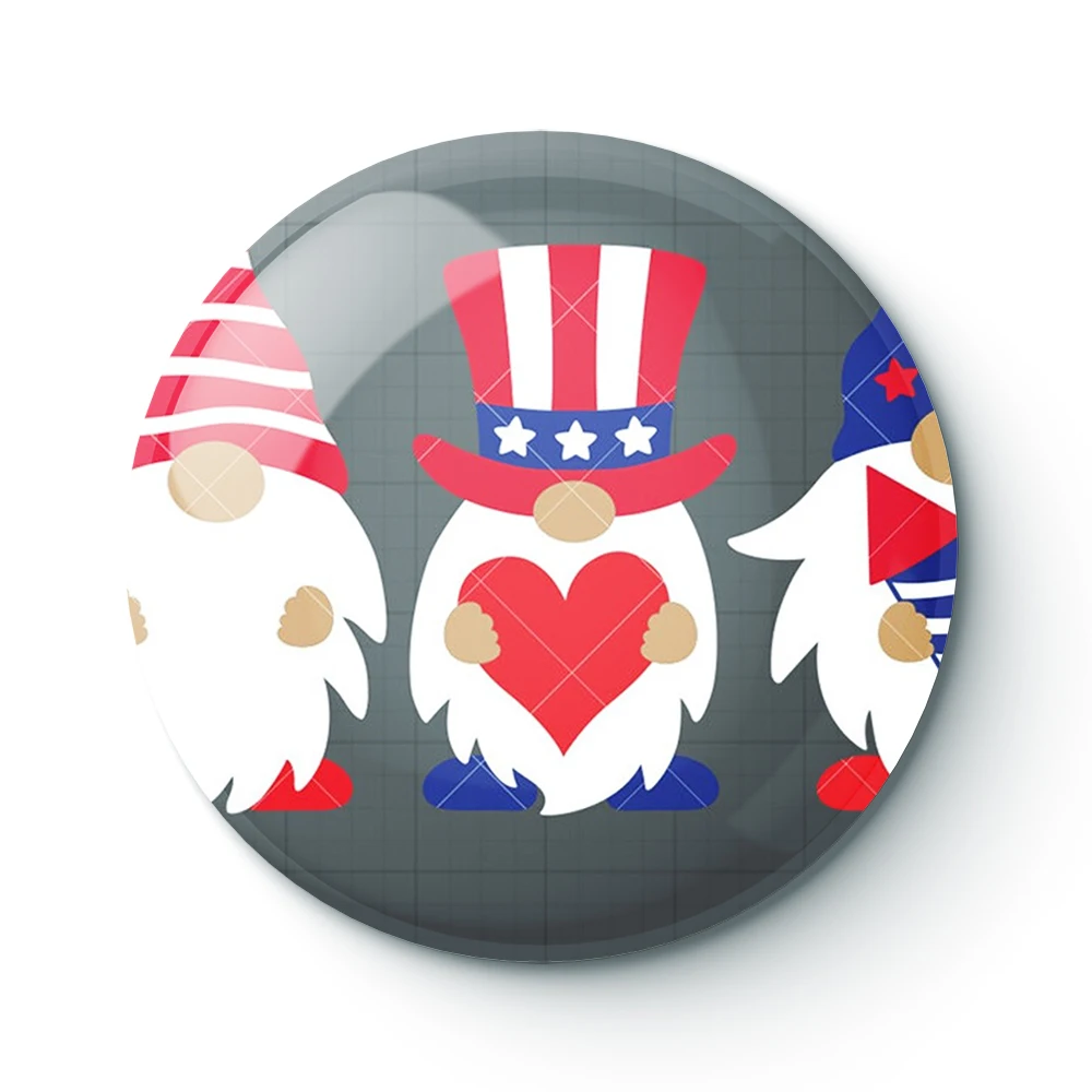 

4TH OF JULY 139 Buttons Brooches Pin Jewelry Accessory Customize Brooch Fashion Lapel Badges