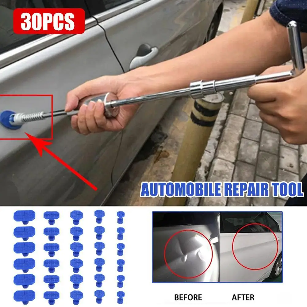 

30PCS Car Dent Repair Tabs Paintless Dent Repair Kit Auto Body Dent Lifter Removal Tool Kit Dent Puller For Cars Repairing Tool