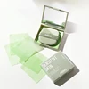 100 Sheets Portable Face Oil Absorbing Paper With Mirror Case Beauty Woman Facial Care Paper Absorbs Facial Fat Beauty 3