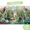 75*50cm Paper Jigsaw Puzzle 1000PCS Fairy Land Cartoon Adults Stress Relief Children Educational Entertainment Toys Christmas 1