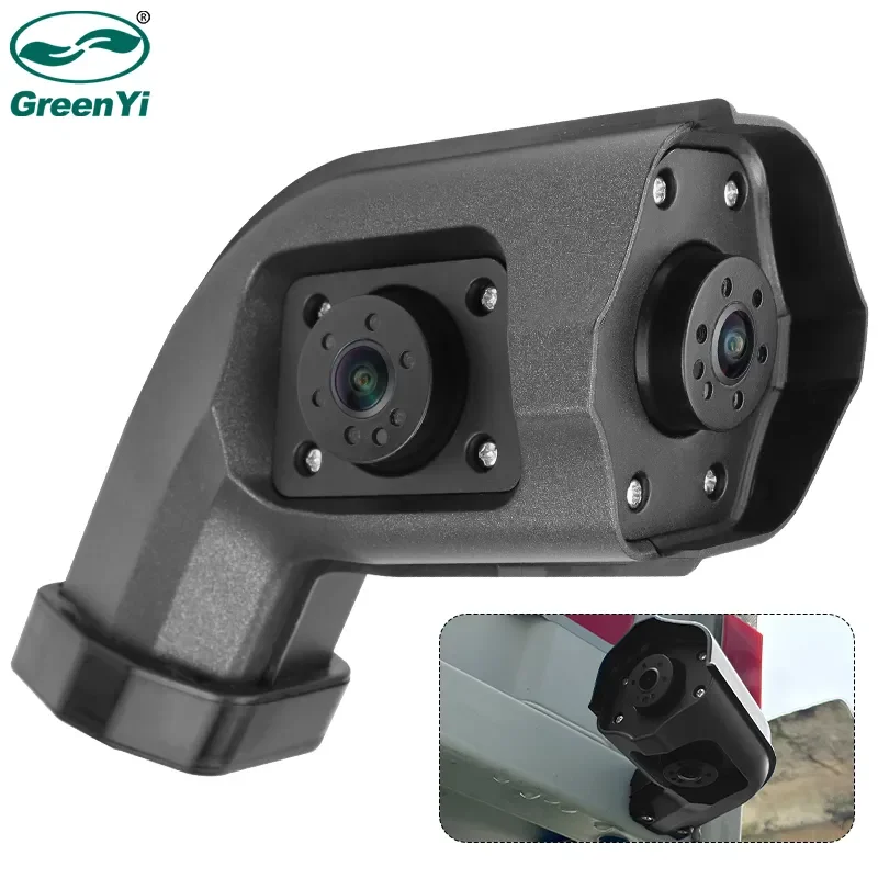 

GreenYi камера с длинной рукояткой AHD 720P, левая и правая зеркальная камера для грузовиков, автобусов, коммерческих автомобилей на колесах
