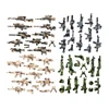 25/50/100Pcs Military Weapons SWAT Gun Cannon Soldier Army Police Hat Building Blocks Figure Accessories Model Bricks DIY Toy 4