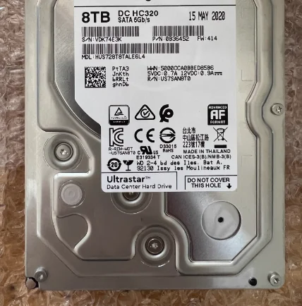 For DC HC320 HUS728T8TALE6L4 8T SATA 3 5 inch 7 2K 8TB enterprise server hard drive