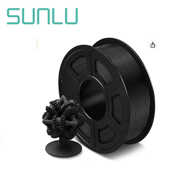 SUNLU ABS 3D Printer Filament 1.75MM 1KG*2Roll Good Toughness Excellent  Impact Strength Abrasion Performance Chemical Resistance
