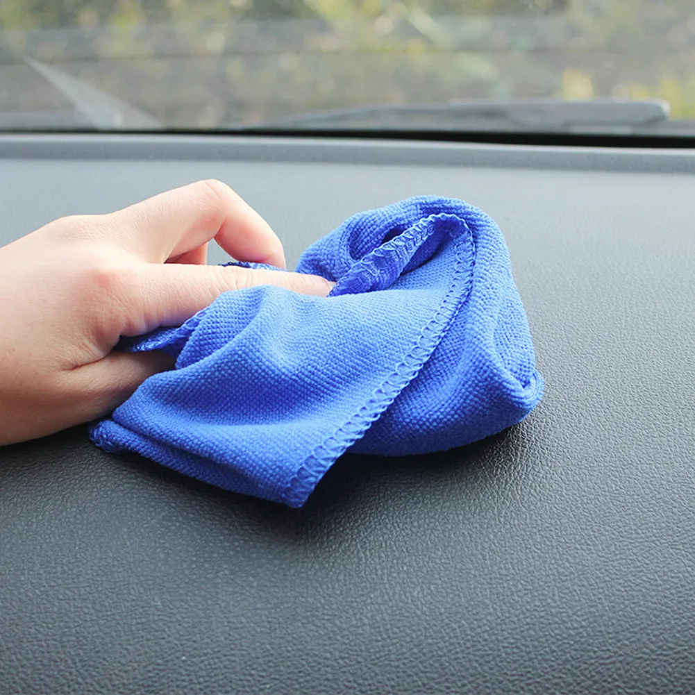 30x30CM Car Wash Microfiber Towel Car Cleaning Drying Cloth Automobile Motorcycle Washing Glass Household Cleaning Small Towel car wax