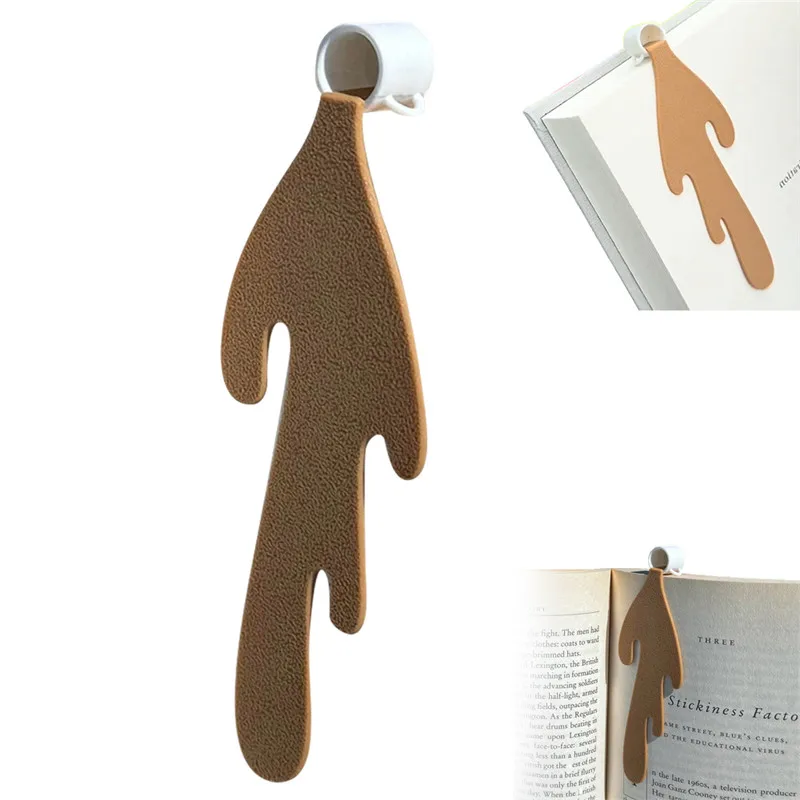 Spilled Coffee Bookmark Graduation Funny Bookmarks Gifts for Graduates Book Lovers Spilled Coffee Mug Bookmarks Book