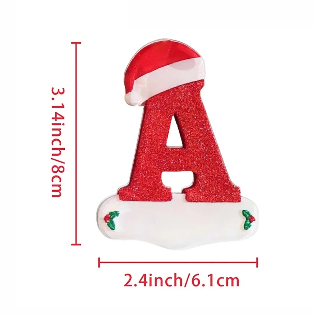 Christmas decorations Christmas Decoration Letters 26 Letters Pendant For Christmas Tree Decor DIY Name Ornament Personalize
