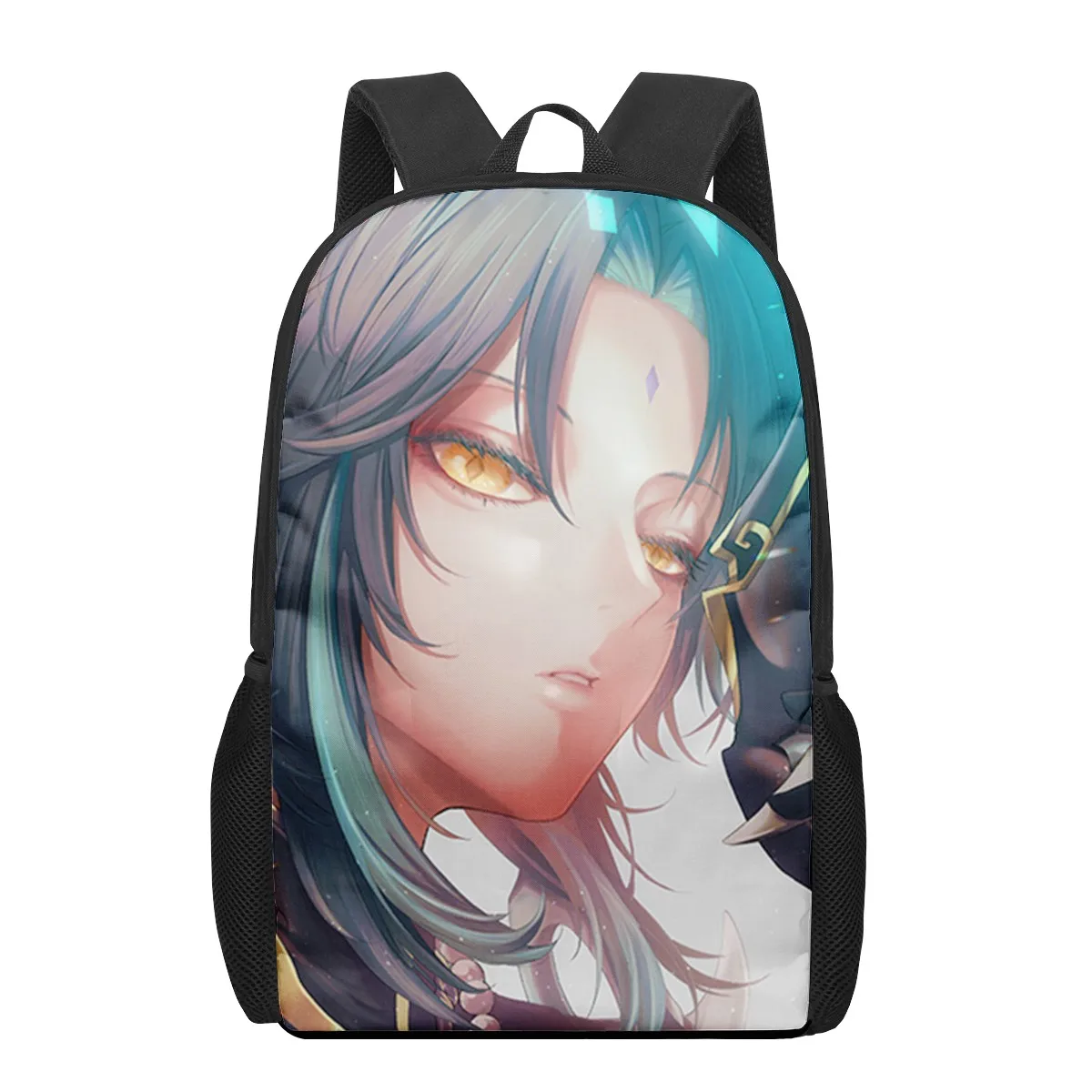 Genshin Impact Xiao 3D Printing Schoolbags for Girls Boys Children Kids School Book Bag 3d Junior Primary Student Bookbags Shoul