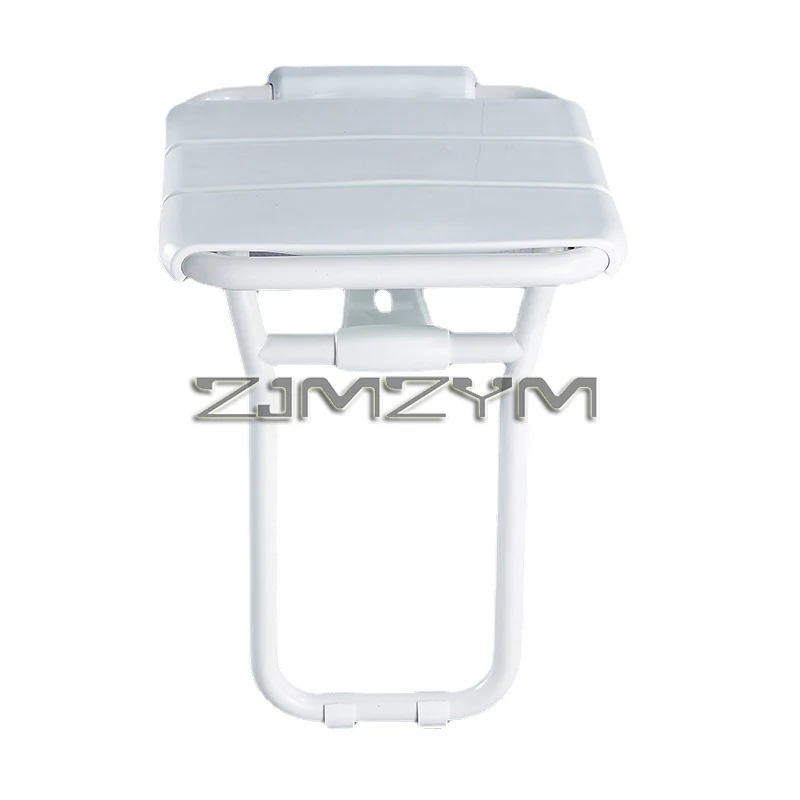 Wall-mounted Bathroom Stool, Stainless Steel, PVC, Plastic, Foldable Bench, Shower Chair, Shower Folding Seat, Furniture 6