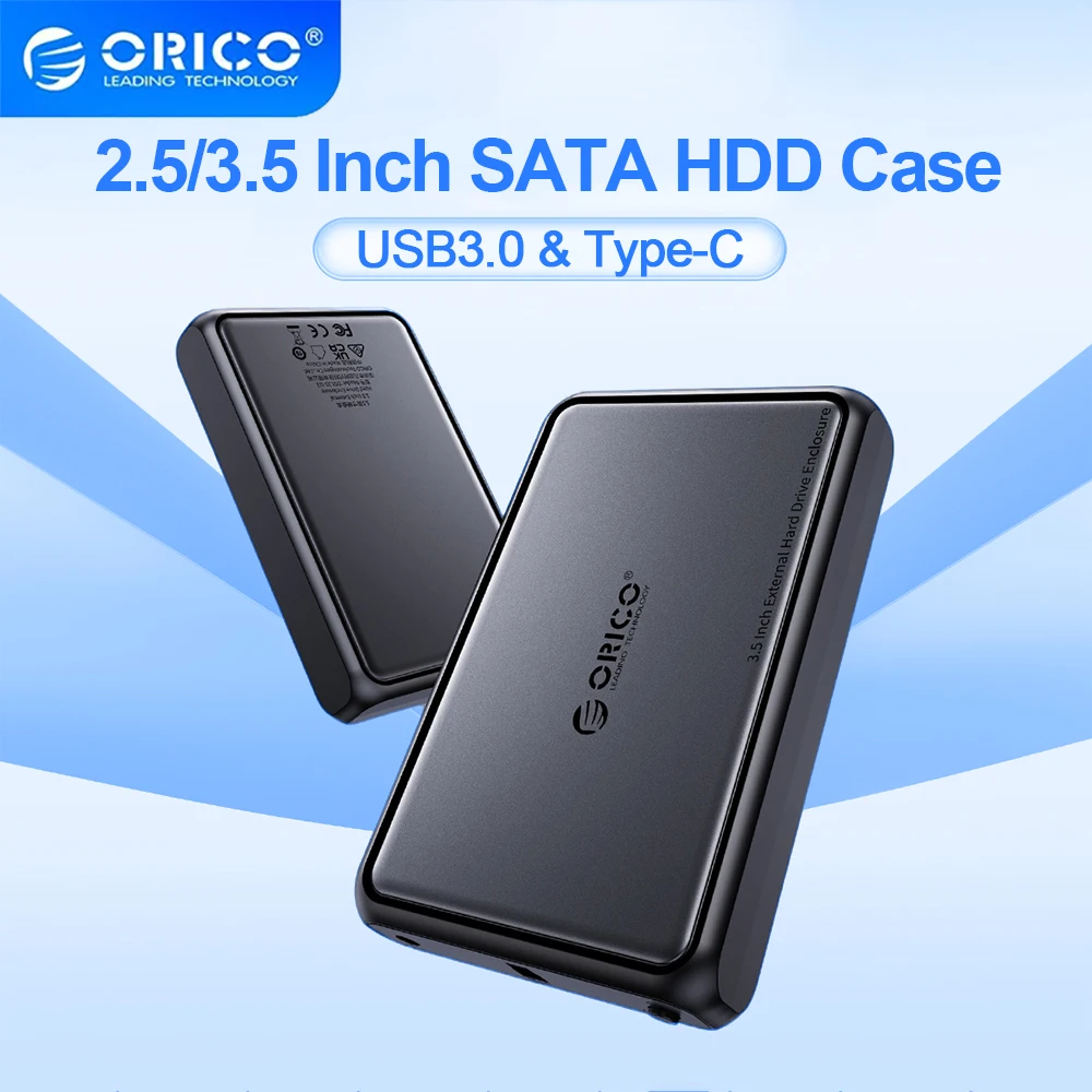 

Корпус ORICO для жесткого диска 2,5/3,5 дюйма, 5 Гбит/с, SATA на usb, usb
