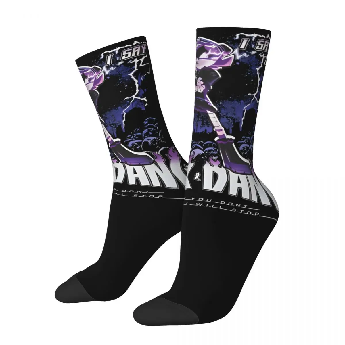 

UZi Murder Drones Cartoon Animation Design Theme Dress Socks Outfits for Unisex Sweat Absorbing Dress Socks