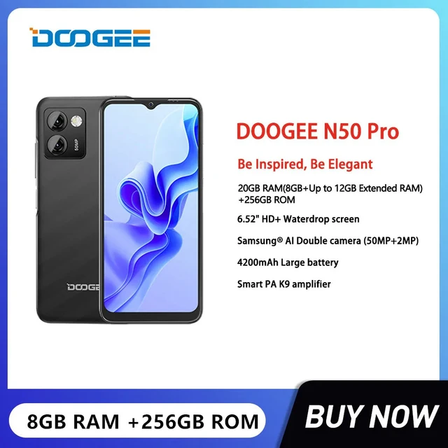 Doogee N50 Android 13 Budget Smartphone Deal - DOOGEE