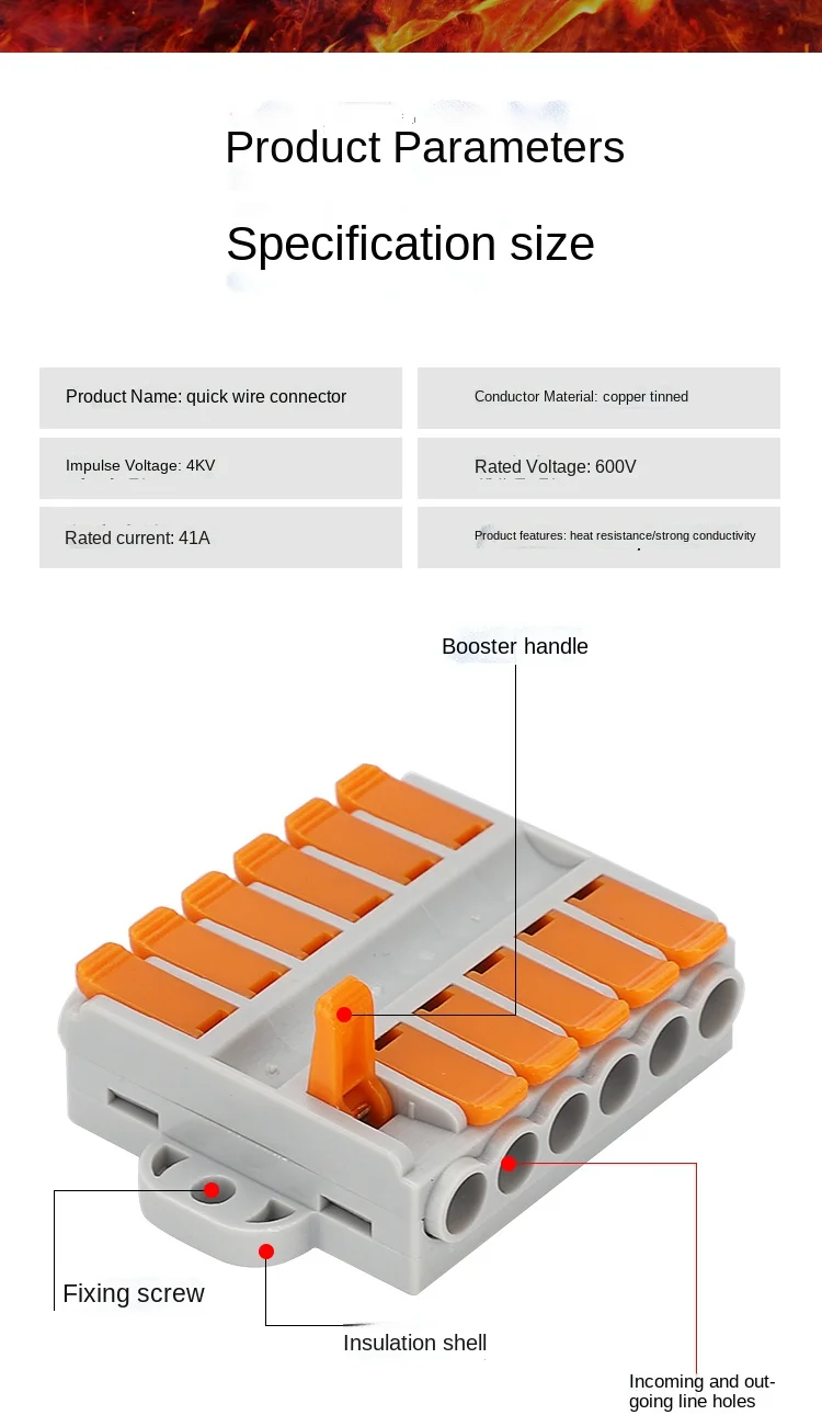 soldering stations Wire Connector 2/3/4/5/6/8 pin New Universal Docking Fast Wiring Conductors push-in Terminal Block Electrical Equipment electric soldering iron kit