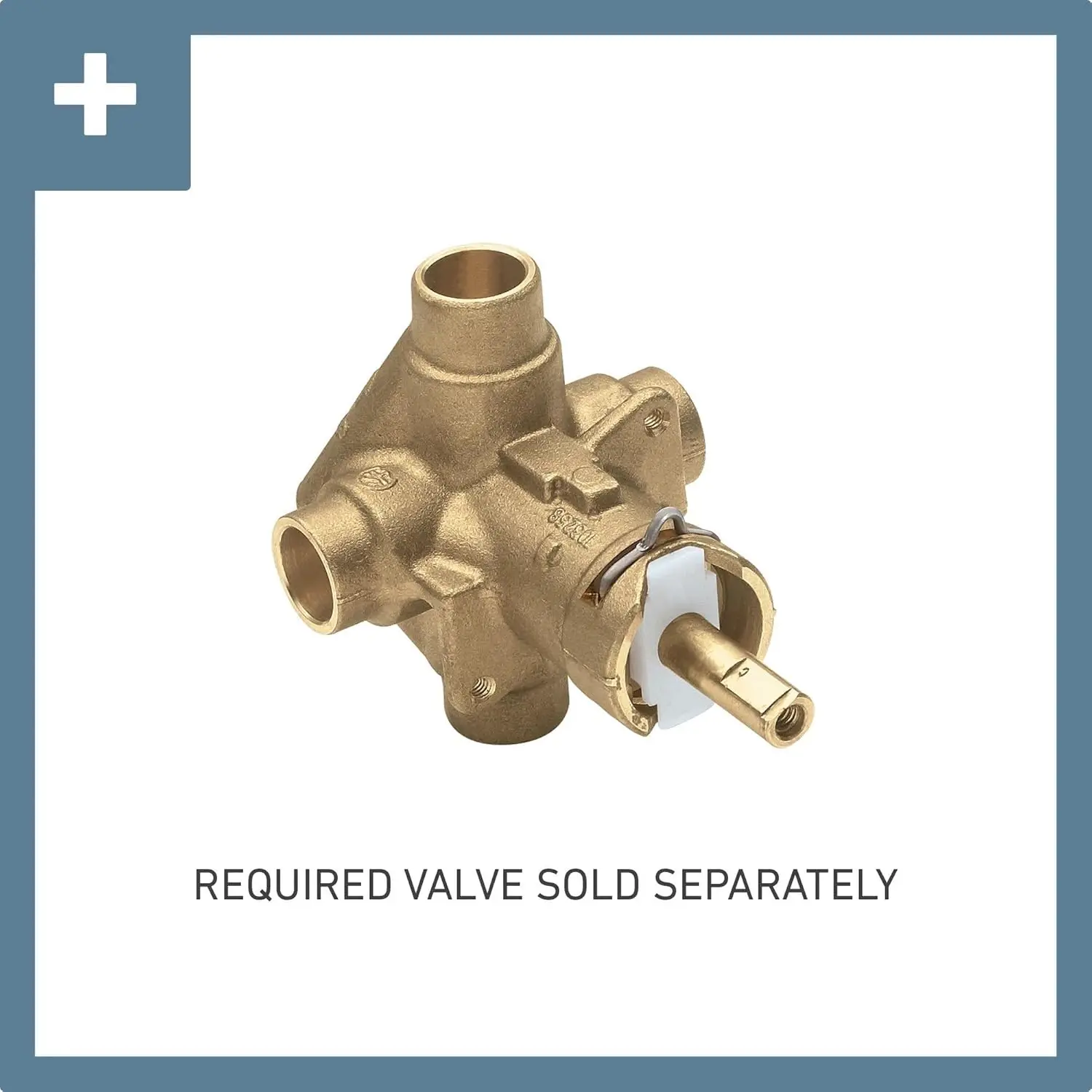 Brushed Gold Eco-Performance Posi-Temp Pressure Balancing Modern Tub and Shower Trim Kit Featuring Shower Head Lever Handle