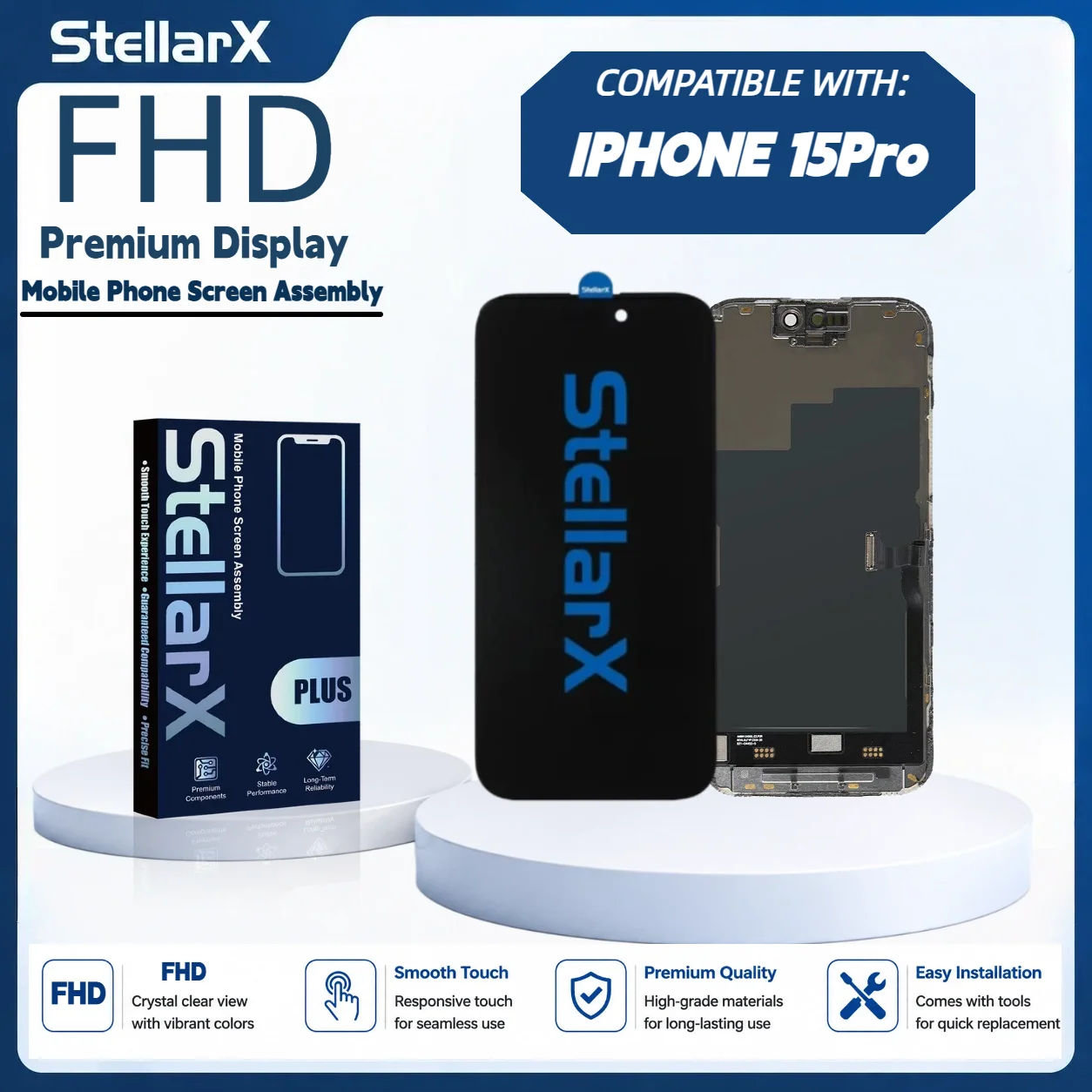 StellarX FHD High Color Gamut Screen Replacement Display
