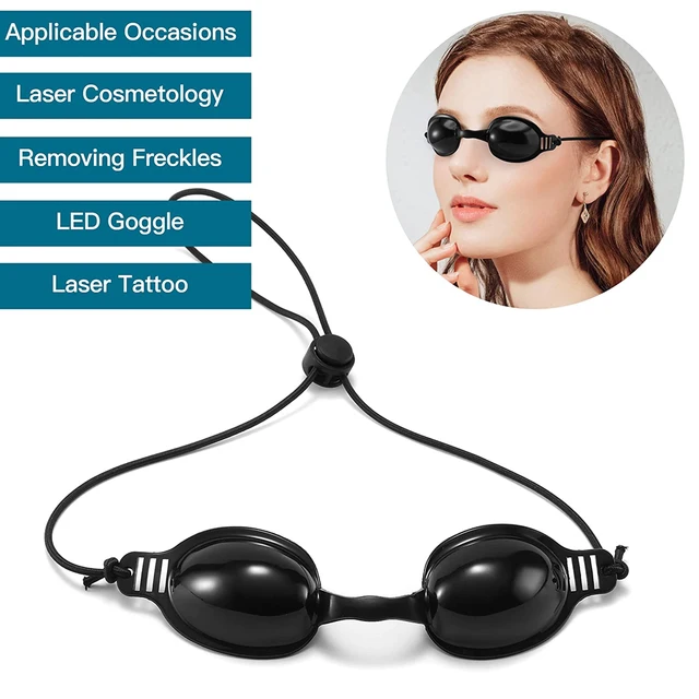 Adjustable Eyepatch Goggle For IPL Laser Safety Glasses Red Light