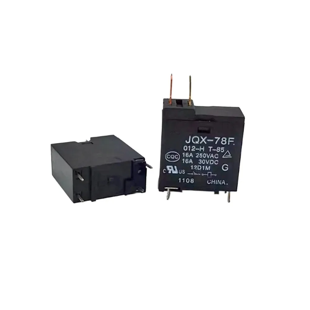 Pack of High-Quality Electromagnetic Relays - 16A 12V 4PIN