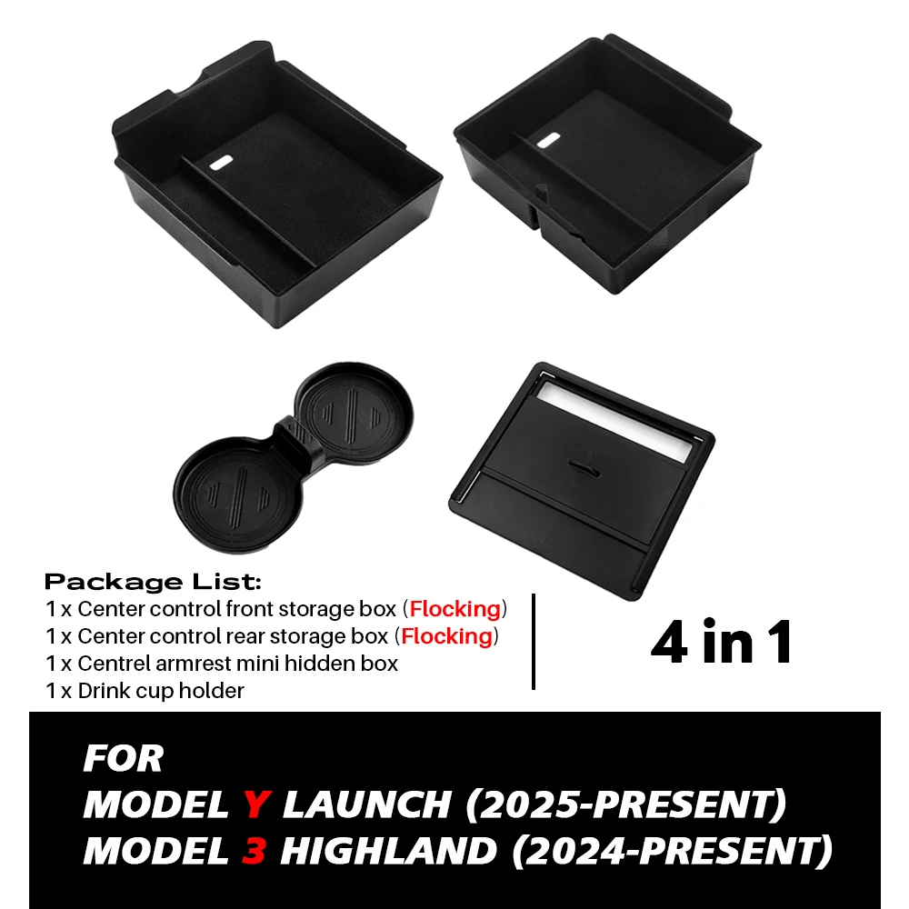 ل تسلا نموذج 3 هايلاند 2024 وحدة التحكم مسند الذرا...