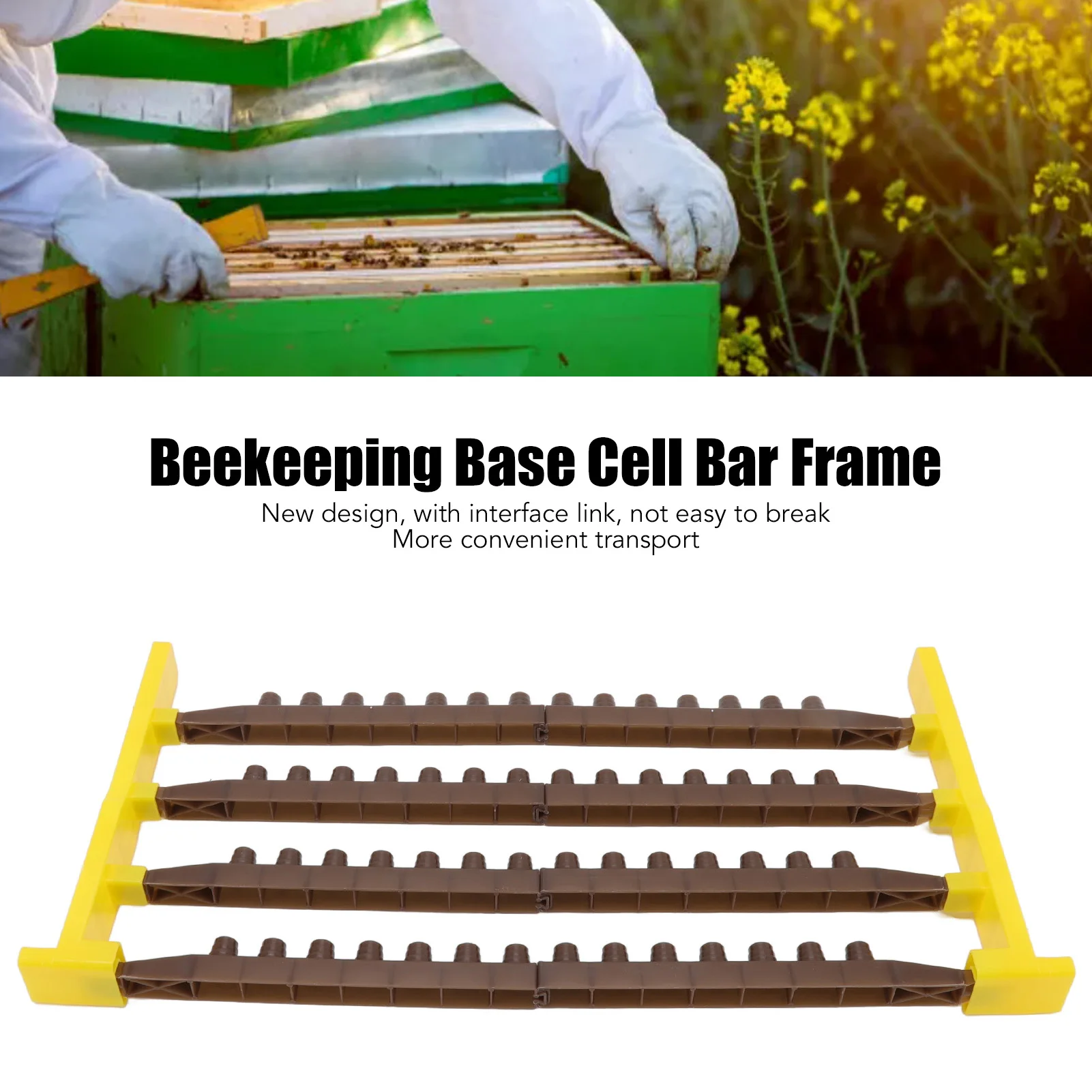Queen Bee Cell Frames Queen Bee Rearing Base Cell Frames Multifunctional Beekeeping Base Cups Beekeeping Equipment