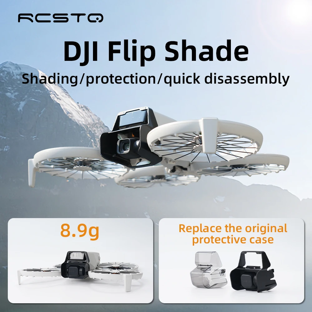 For Flip Lens Hood Quick Release Anti-Scratch Lens Protector Cap SunShade Gimba