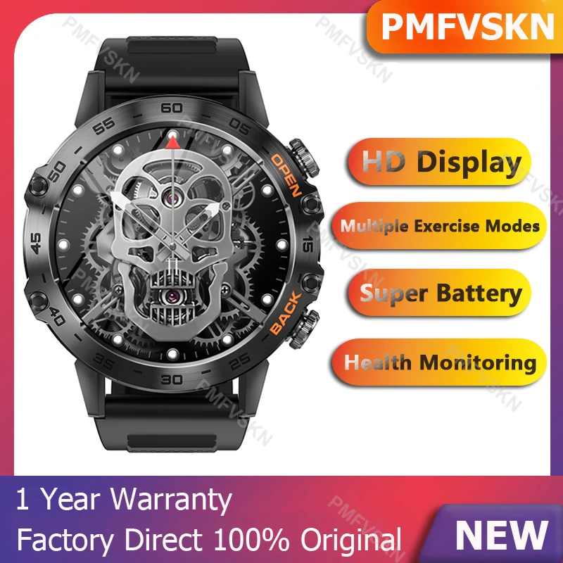

Smart Watch Men Sports Watches HD Screen 400mAH Long Standby Bluetooth Call Health Monitor Waterproof Fitness Tracker Smartwatch