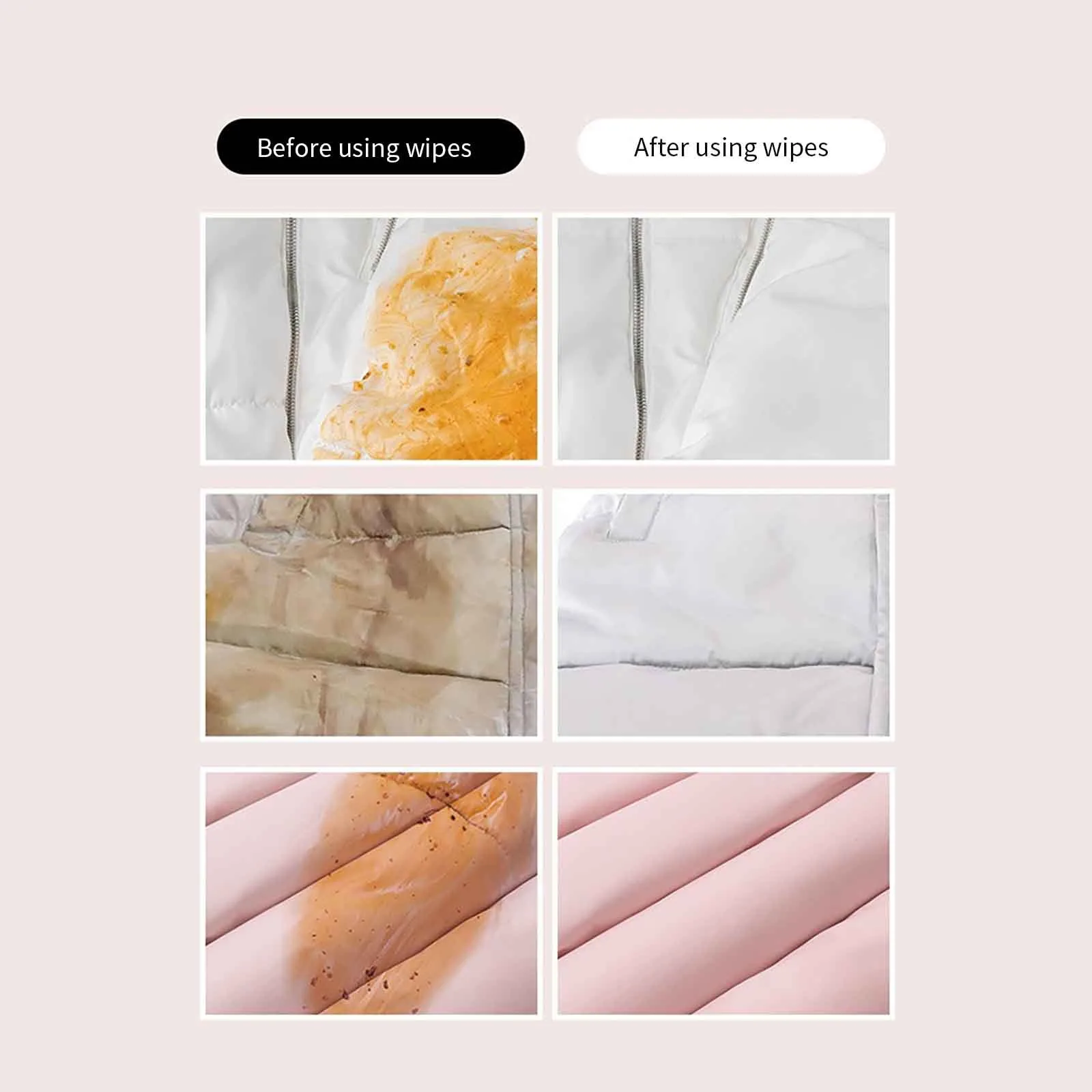 Clothing Stain Removal Wet Wipes Down Jacket Cleaner