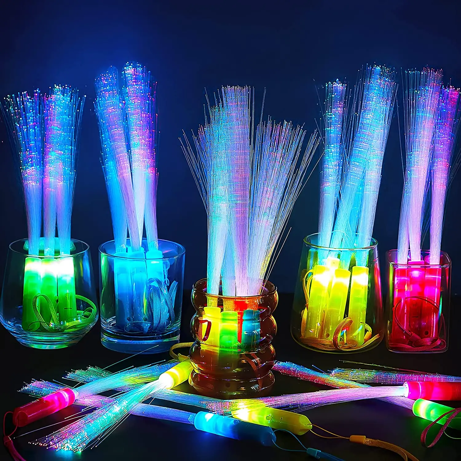 LED Light Sticks Fluorescent Party Decor Fairy Magic Wand Luminous Girl  Happy Birthday Party Supplies Glow Favor Kids Gift Light Stick 230823 From  8,45 €