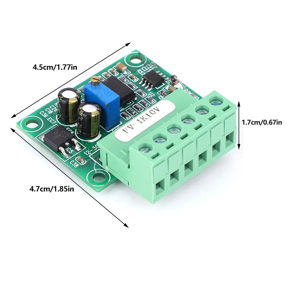 Conversion Module FV-1KHz10V Frequency Voltage Converter Module 0~1Khz to 0~10V Digital to Analog  Module Converter Module