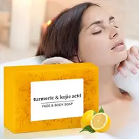 Barre de savon éclaircissante pour le corps, citron, curcuma, livres de corps, éclaircissant, ati elles foncées, jambes, nettoyant pour le corps, éclaircissant le visage, Regina 5