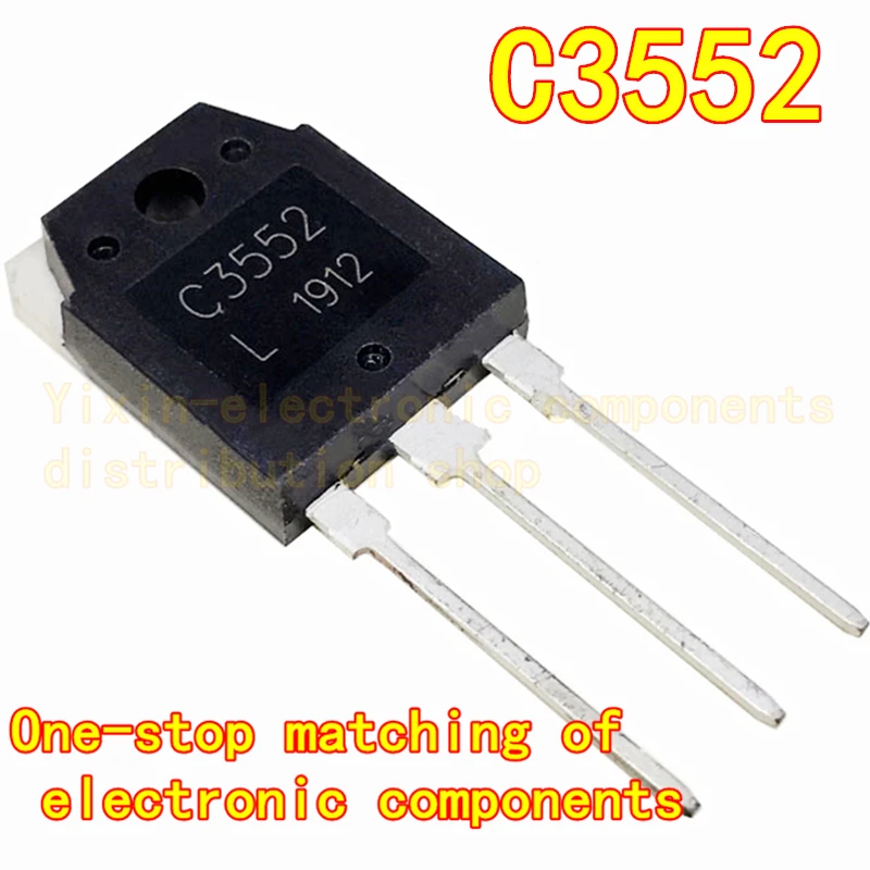 

2SC3998 C3998 2SJ6920 J6920 2SC5570 C5570high-power Transistor 25A/1500V TO-3P is made in China 2PCS