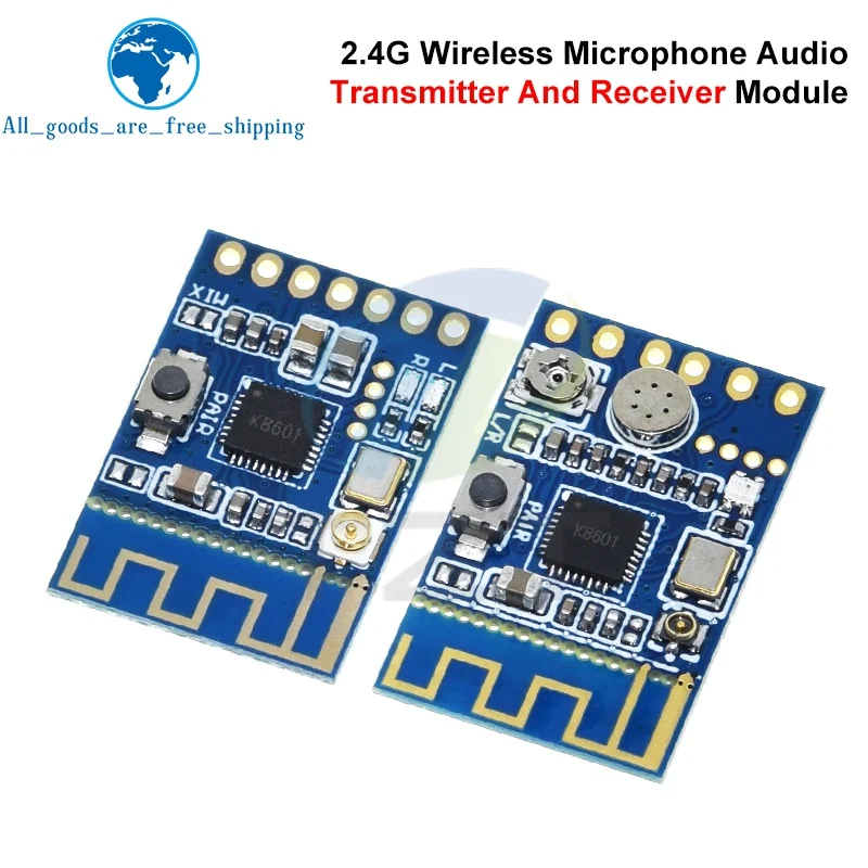 2,4G Drahtloses Mikrofon-Audiosignal-Transceiver-Modul 3,3-5,0V Empfangs- und Sendemodul