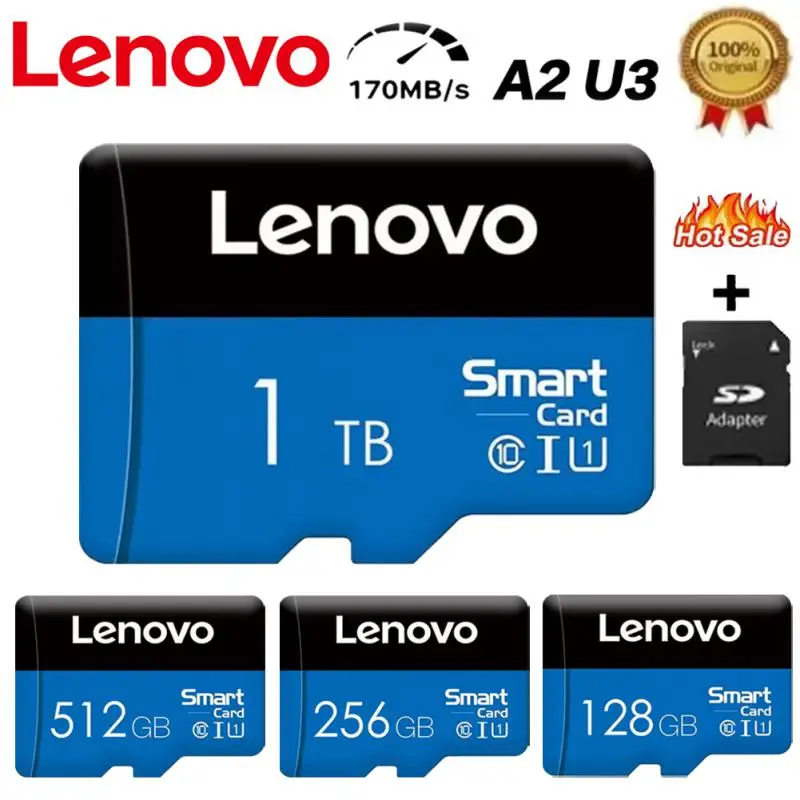 Scheda Di Memoria Micro SD Originale Lenovo Classe 10 2 TB 1 TB - Foto 10