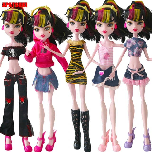 Fashion Clothes Outfit Monster High | Monster High Doll Clothing Patterns -  1pc - Aliexpress