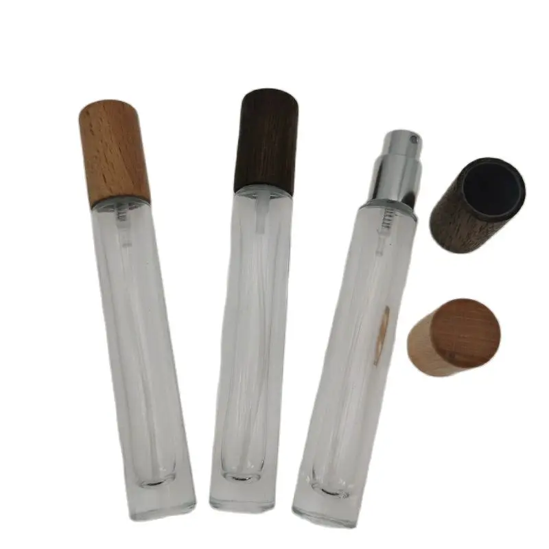 Bottiglie Di Profumo Vuote Da 10Ml Flacone Spray Per Profumo Tondo Profumo Personalizzato Bottiglia Di Profumo In Vetro Trasparente Con Coperchio In L