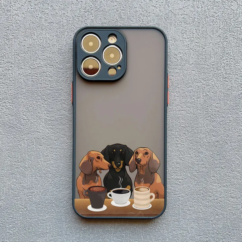 Adorable Cartoon Dog Newspaper Shockproof Phone Case - Lovely Protective Cover