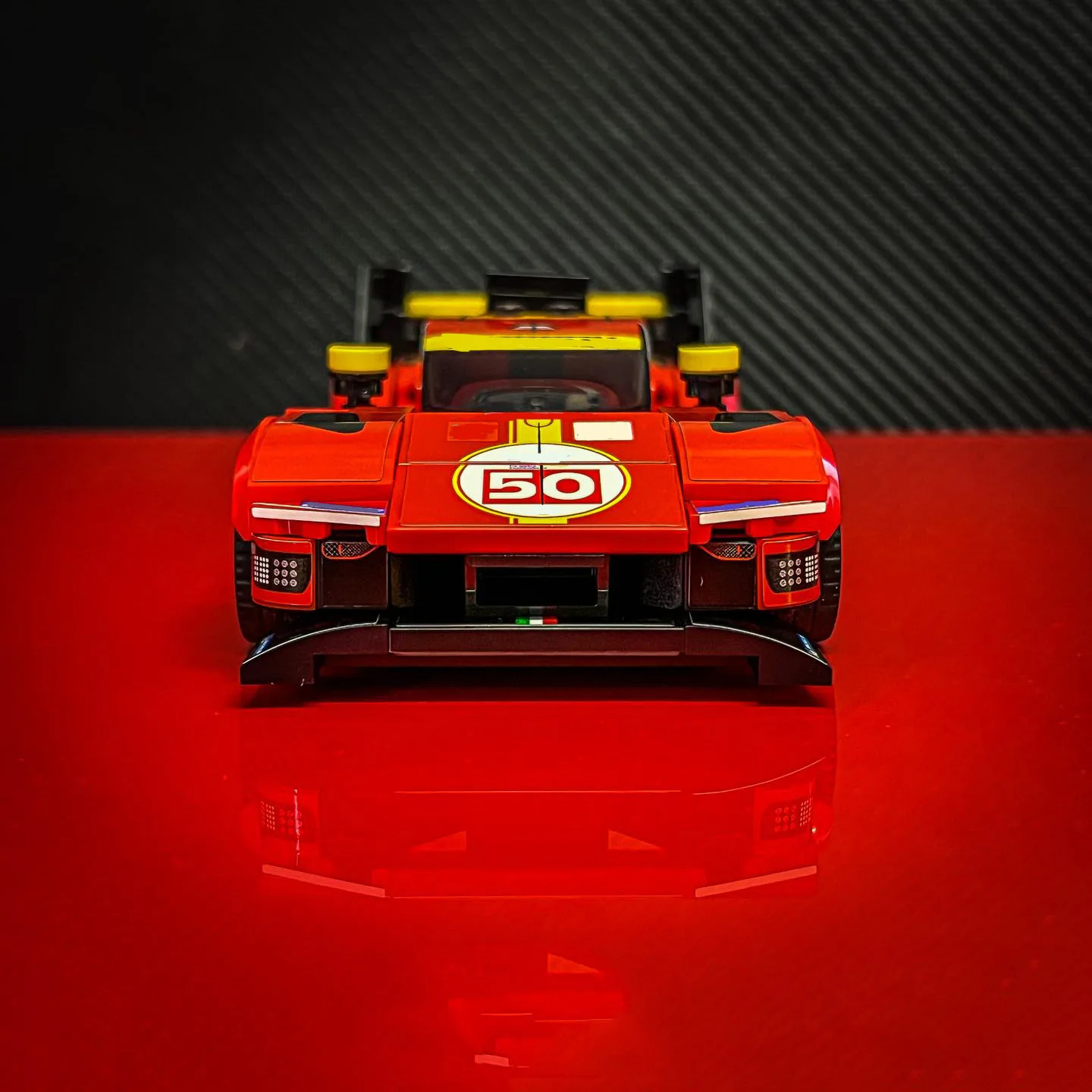 MOC LMH 자동차 번호 50 499p 스피드 쵸프 레이싱 카 빌딩 블록, DIY 퍼즐 조립 벽돌 모델 세트, 어린이 장난감 선물, 321 개