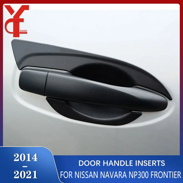 Car Door Insert Handle Bowl Cover For Nissan Navara Np300 Frontier 2014