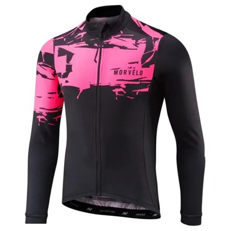 thumbnail image 1 of Maillot de ciclismo para hombre, manga larga, equipo Morvelo, primavera/otoño, 2024, 1 of 5