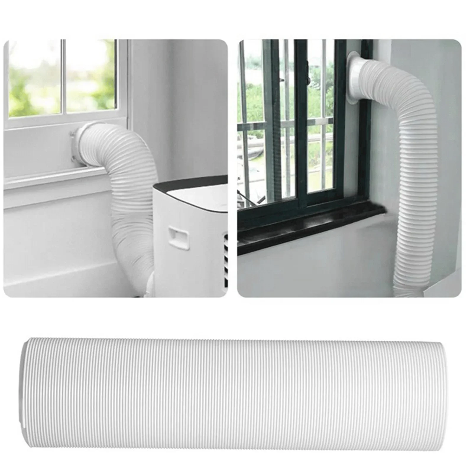 Description Picture 6 of itemPortable Air Conditioner Window Vent Kit With Exhaust Hose Adjustable Sliding Door AC Kit Window Seal Kit Air Conditioner Parts