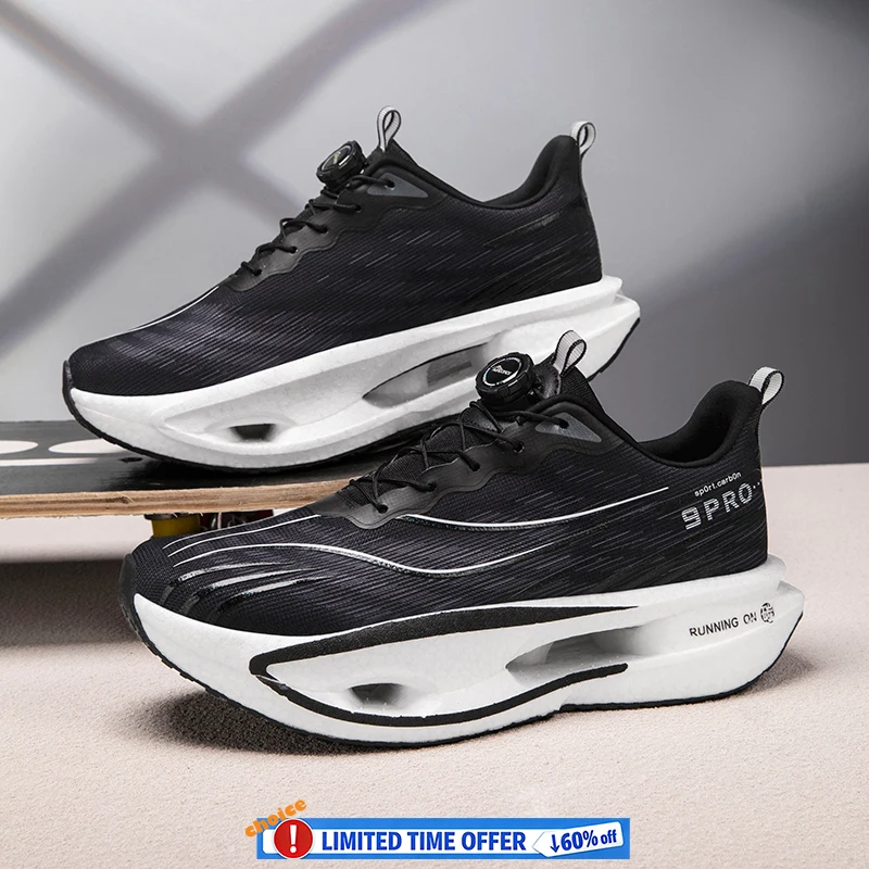 남성용 스포츠화 카본 플레이트 러닝화 남성 마라톤 스니커즈 레이싱 충격흡수 육상 트레이닝화 여성용