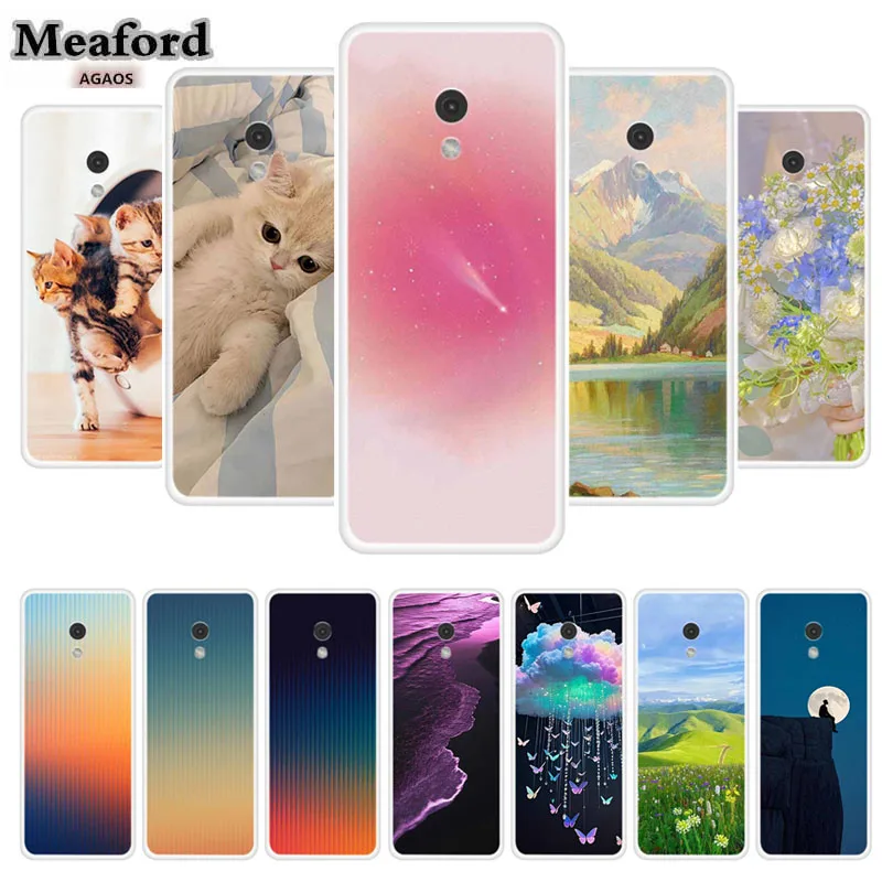 Colorful Clear Soft Silicone Phone Case - Transparent Protective Cover
