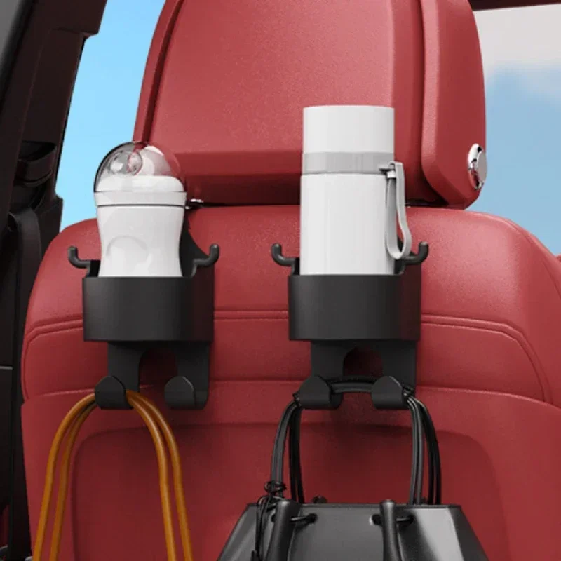 Car Seat Hook Hanger Storage Organizer Universal Cup Holder for Handbag Fit Vehicle Car Accessories