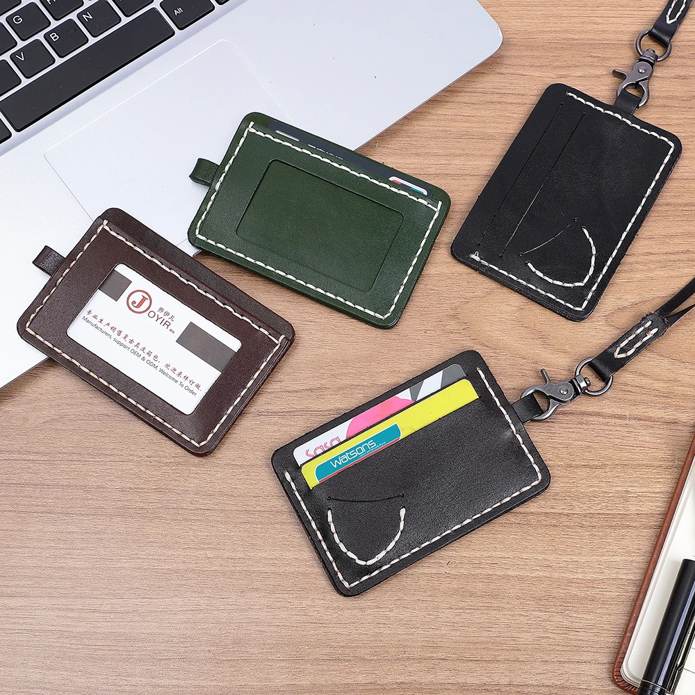 Certificate Bag Retro Business Work Certificate Holder Hanging Rope Chest Card Bag Student Access Card Holder