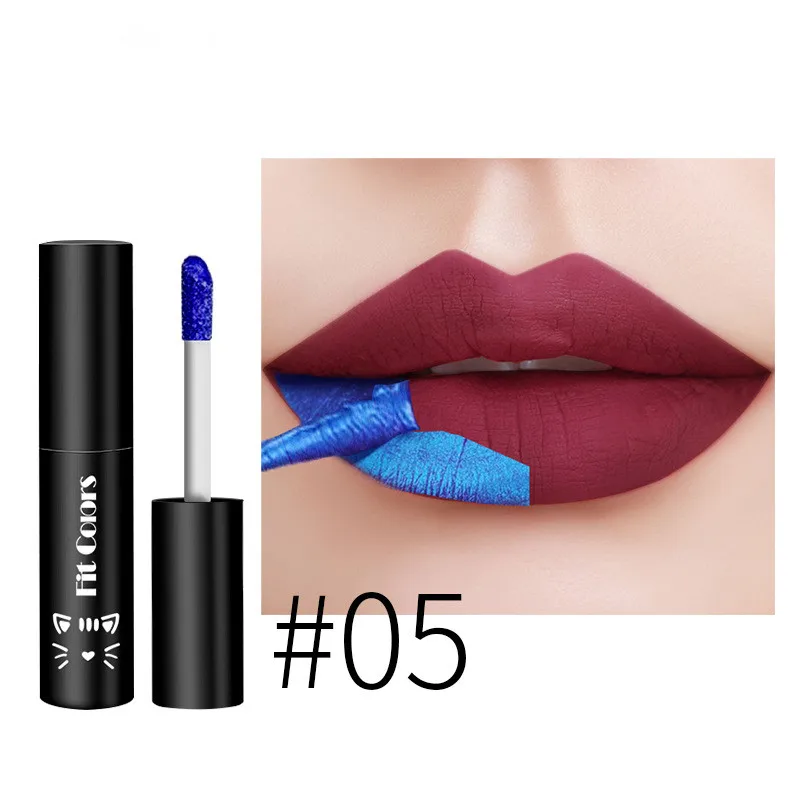 5 Colors Peel Off Lip Gloss Non-Stick Cup Matte Velvet Liquid Lipstick Waterproof Lasting Tear-Off Red Lip Tint Makeup lip gloss,lip makeup,lip tint