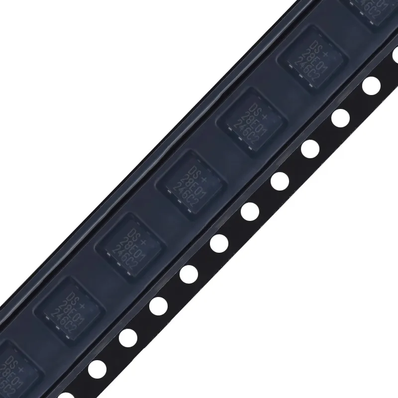 10개/몫 DS28E01P-100+T TSOC-6 DS28E01 EEPROM 1Kb 보호 1선 EEPROM, SHA-1 엔진 작동 온도:- 40C-+ 85C